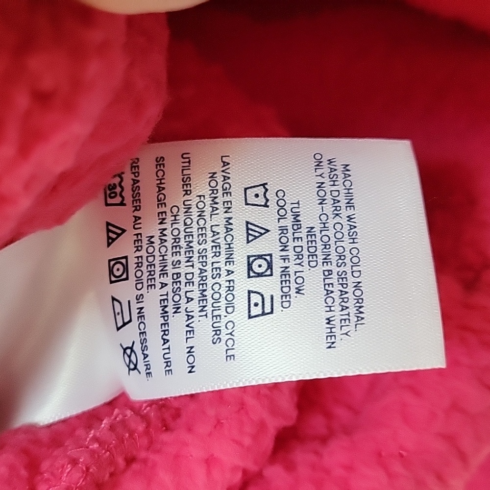 3/$12 CUTEST EVER LANDS END SHERPA HOODIE - Picture 9 of 9